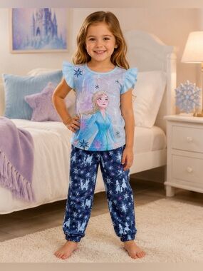 Disney Frozen Girl Pajama Set Size 4